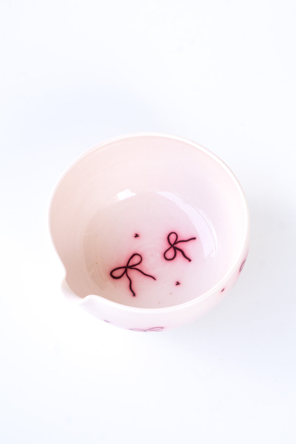 Handmade Bows Matcha Bowl