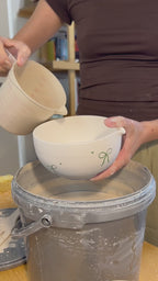 Handmade Bows Matcha Bowl