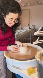 Handmade Flower Matcha Bowl